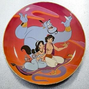 Disney Aladdin The Magic Carpet Ride Bradford Exchange Collector Plate 7-5/8"